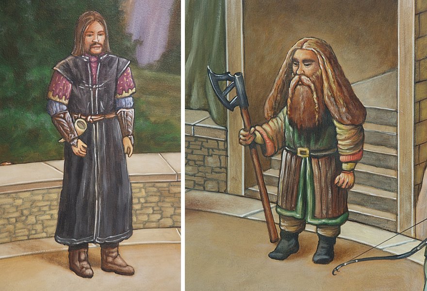 Boromir en Gimli...